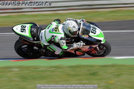 2008-05-11 Monza 0436 Superbike - Warm Up - Ayrton Badovini - Kawasaki ZX-10R